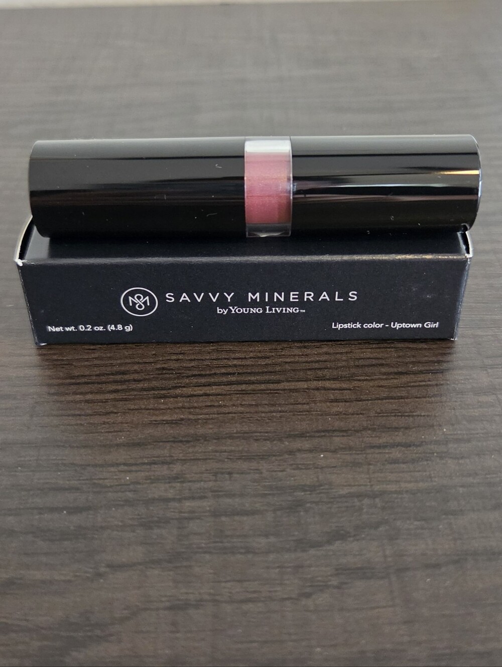 🕯NIB Savvy Minerals by Young Living Lipstick Uptown Girl 0.2 oz - Picture 3 of 5